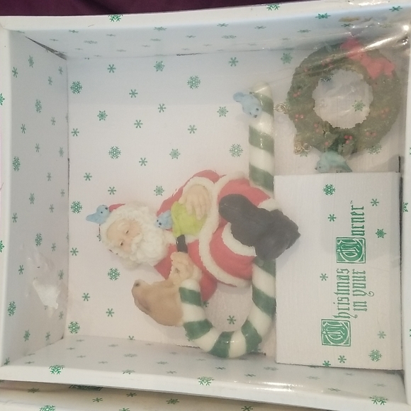 Christmas In Your Corner Set NWOT Vintage - Picture 4 of 6